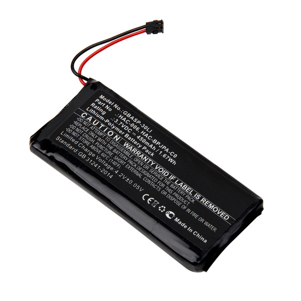 Ultralast Video Game Battery, GBASP-30LI GBASP-30LI